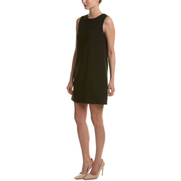 NWT FRNCH Black Mini Dress w/ Low Back, Bow Detail - Picture 1 of 7